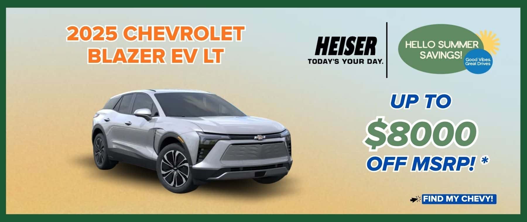 2025 Chevy Blazer EV LT 8000 off MSRP