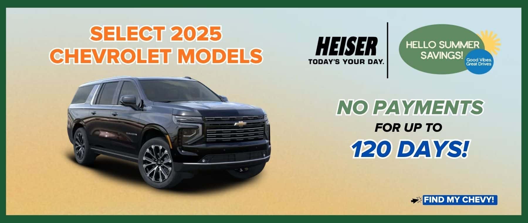 2026 chevy models no payments 120 days