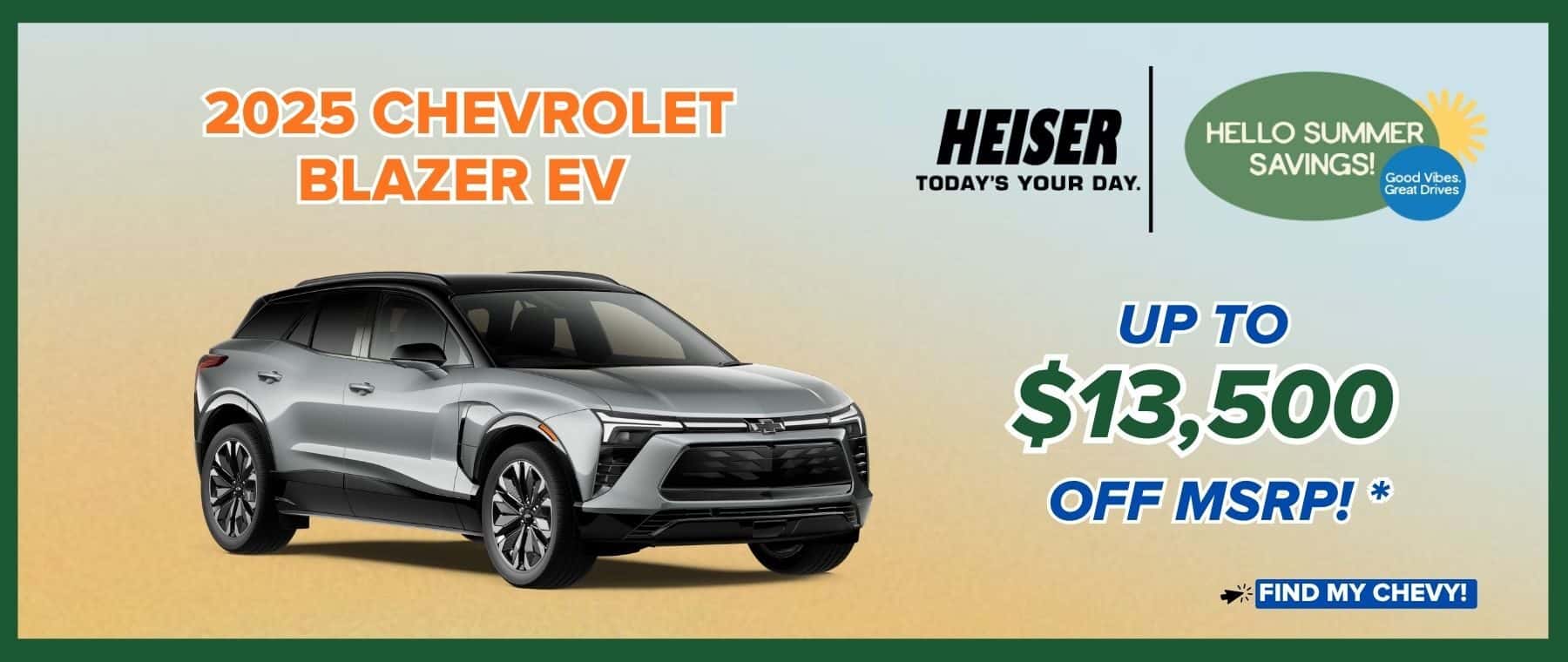 Up to $13,500 OFF MSRP!*