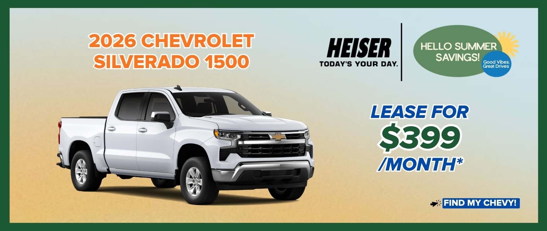 Lease for $399/month*