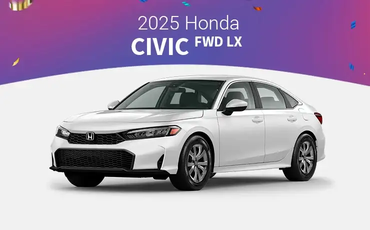 New 2025<br>Honda Civic FWD LX