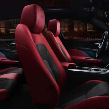 2018 Jaguar XE Red Interior