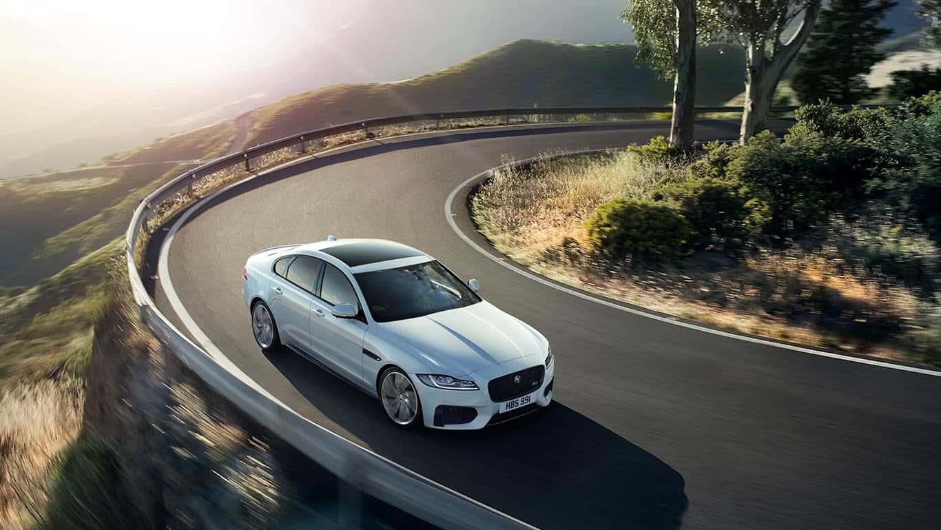 2018 Jaguar XF driving