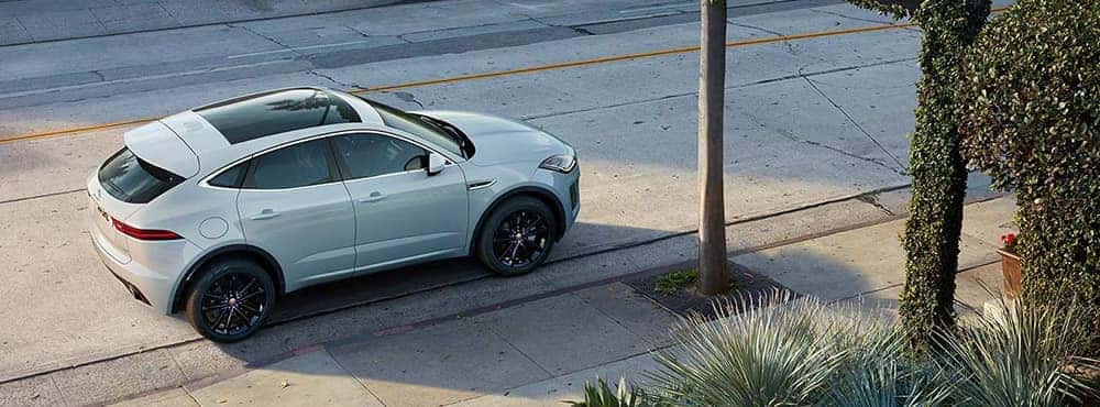 2018 Jaguar E-PACE parked on side of street