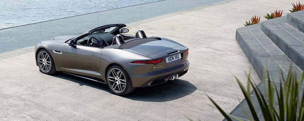 Jaguar F-TYPE Parked in Front of Ocean