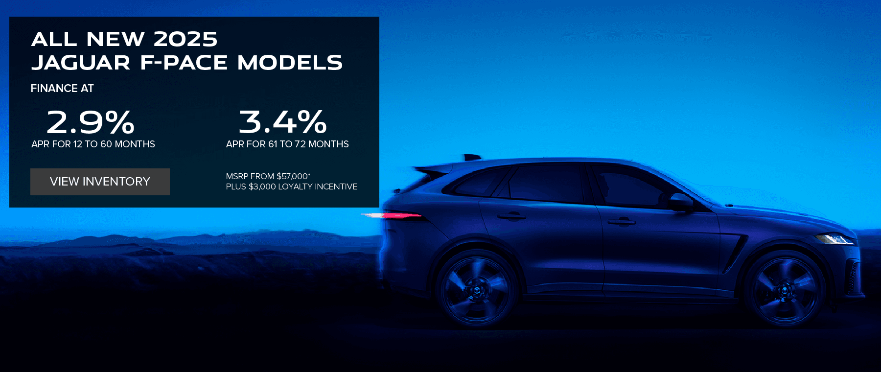 ALL NEW 2025 JAGUAR F-PACE MODELS