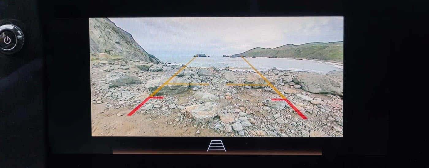 A close-up of an infotainment screen in a 2025 Buick Envista.