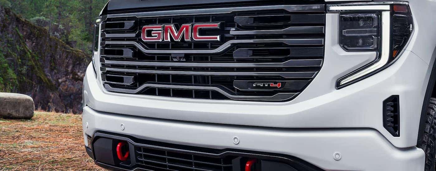 Grille on a 2025 GMC Sierra 1500 AT4