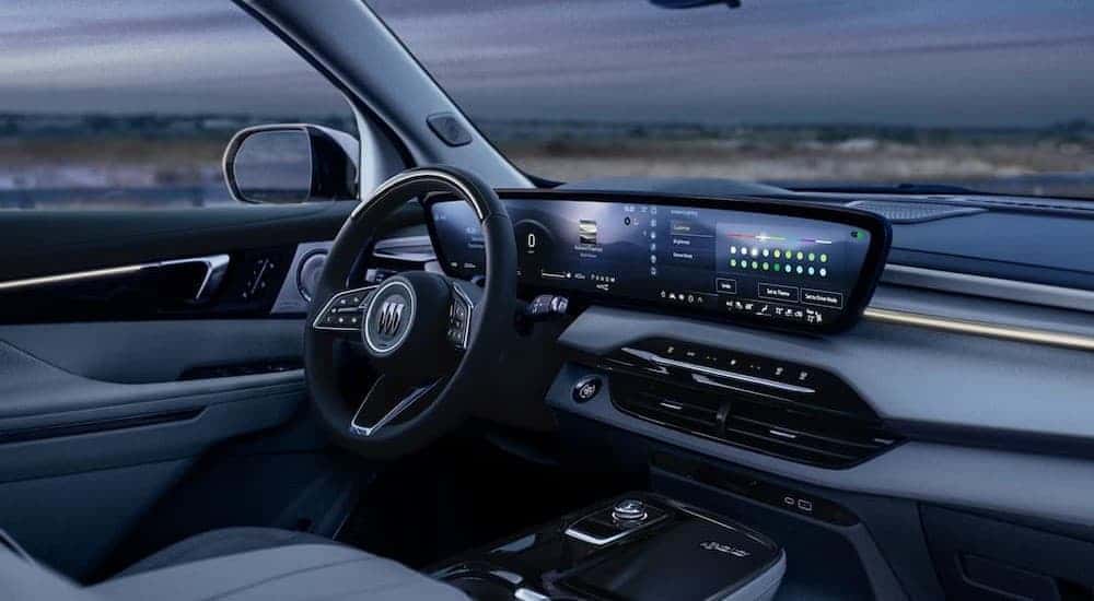 Black dash in a 2026 Buick Enclave