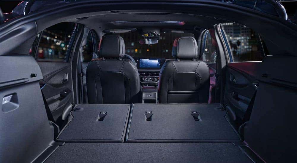 2026 Buick Envista interior and cargo view from rear