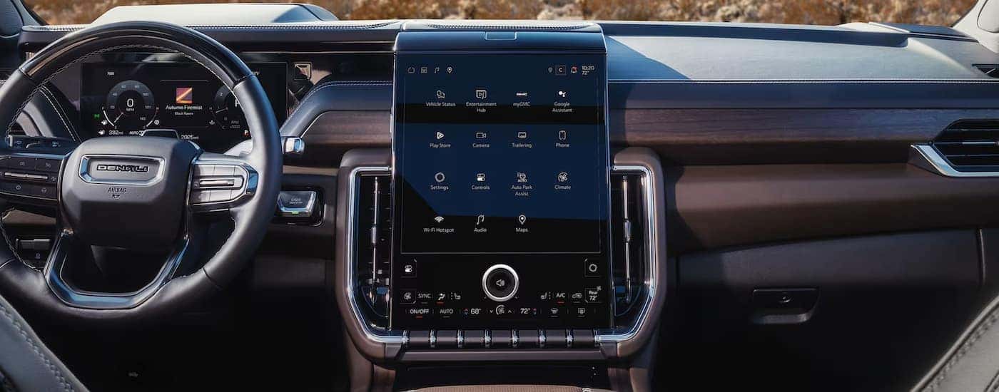 Infotainment display on a 2026 GMC Yukon Denali