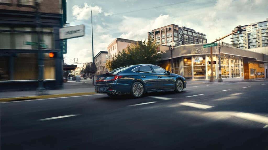 The 2023 Hyundai Sonata, one vehicle available on a Hyundai lease