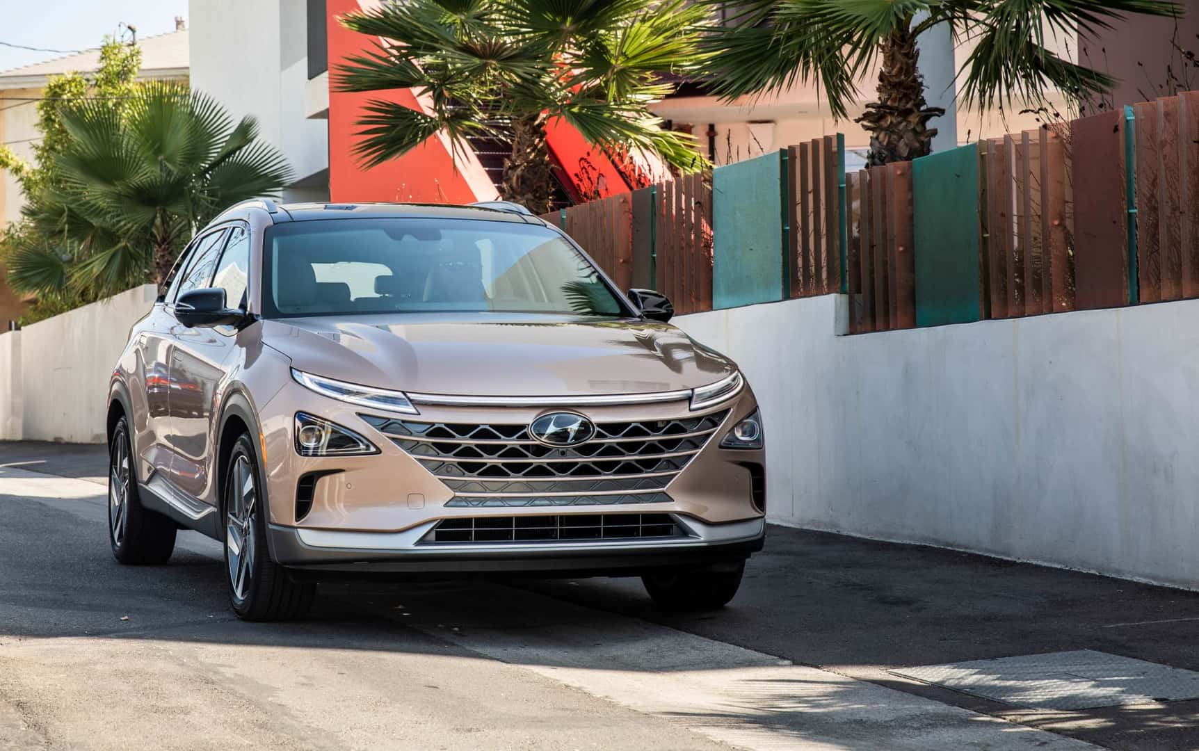2025 Hyundai NEXO parked on street, front view