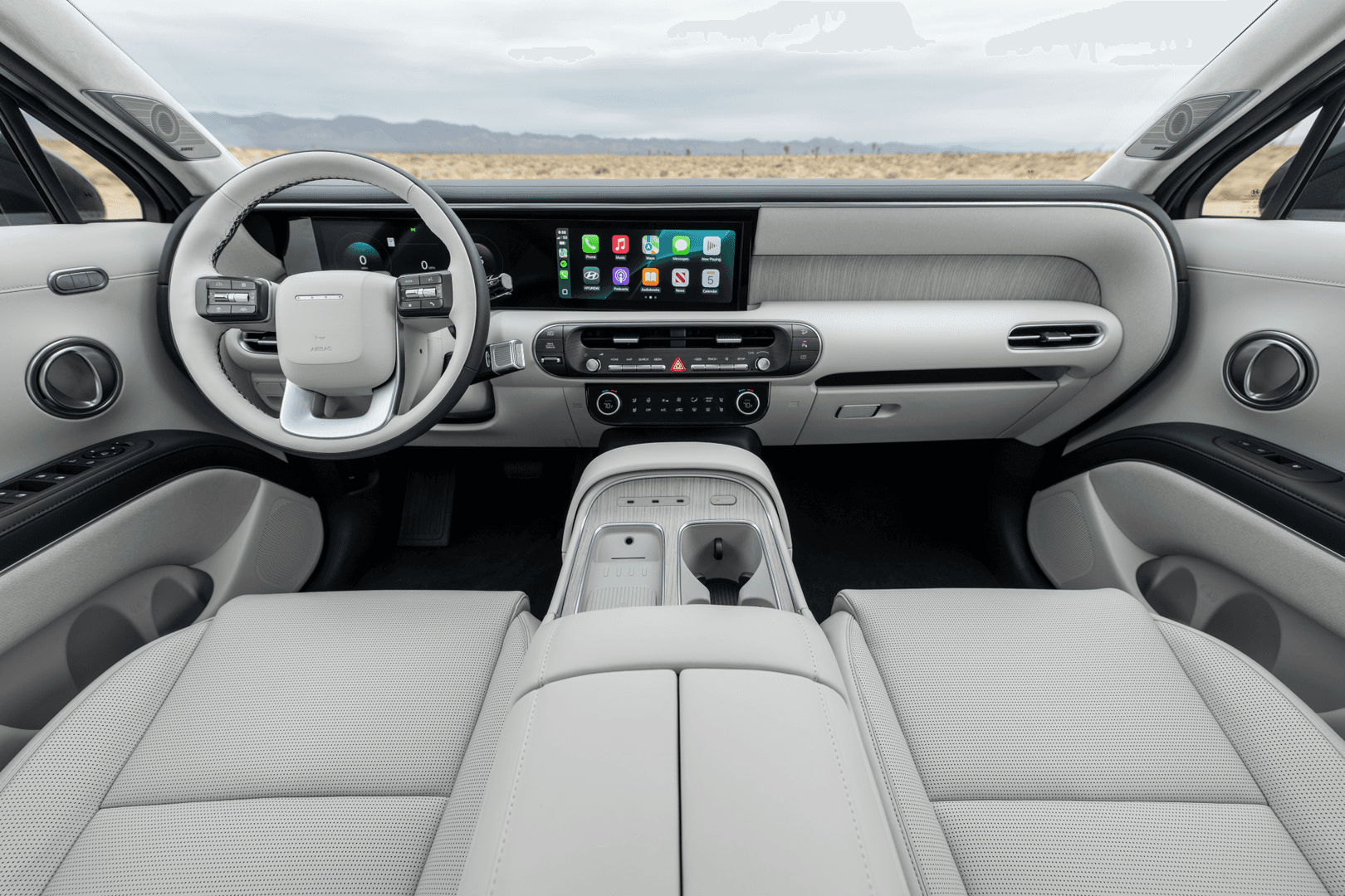 2026 Hyundai Palisade front seats facing infotainment system