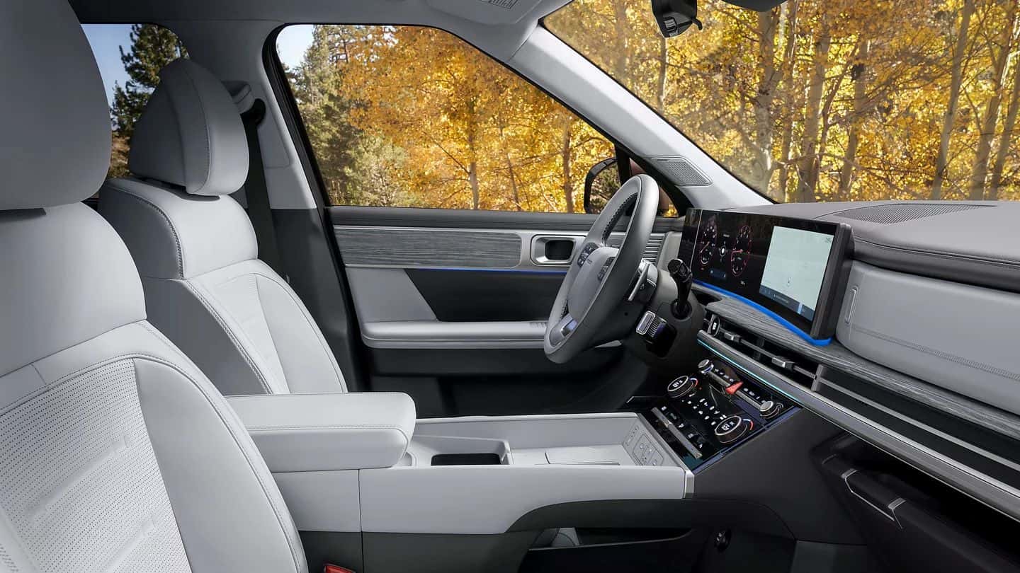 2026 Hyundai Santa Fe Hybrid interior front seats