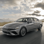 2026 Hyundai Elantra driving on the highway
