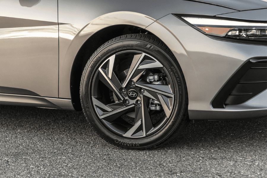2026 Hyundai Elantra tire close up