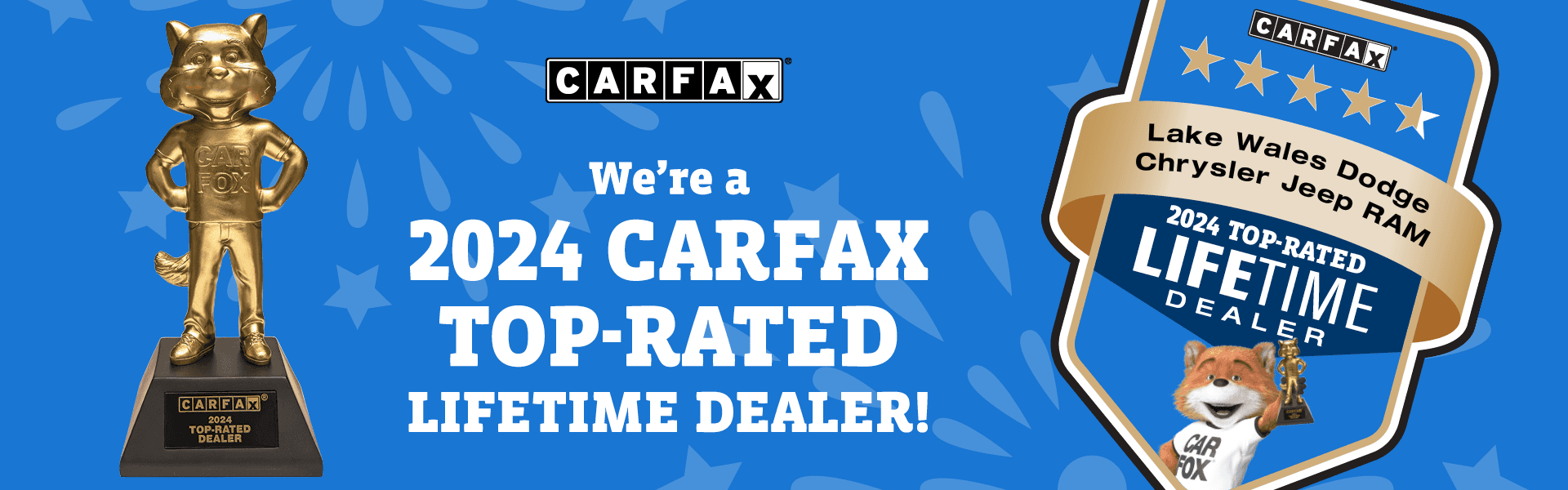 Carfax Top Rated Dealer for 2024 at Lake Wales