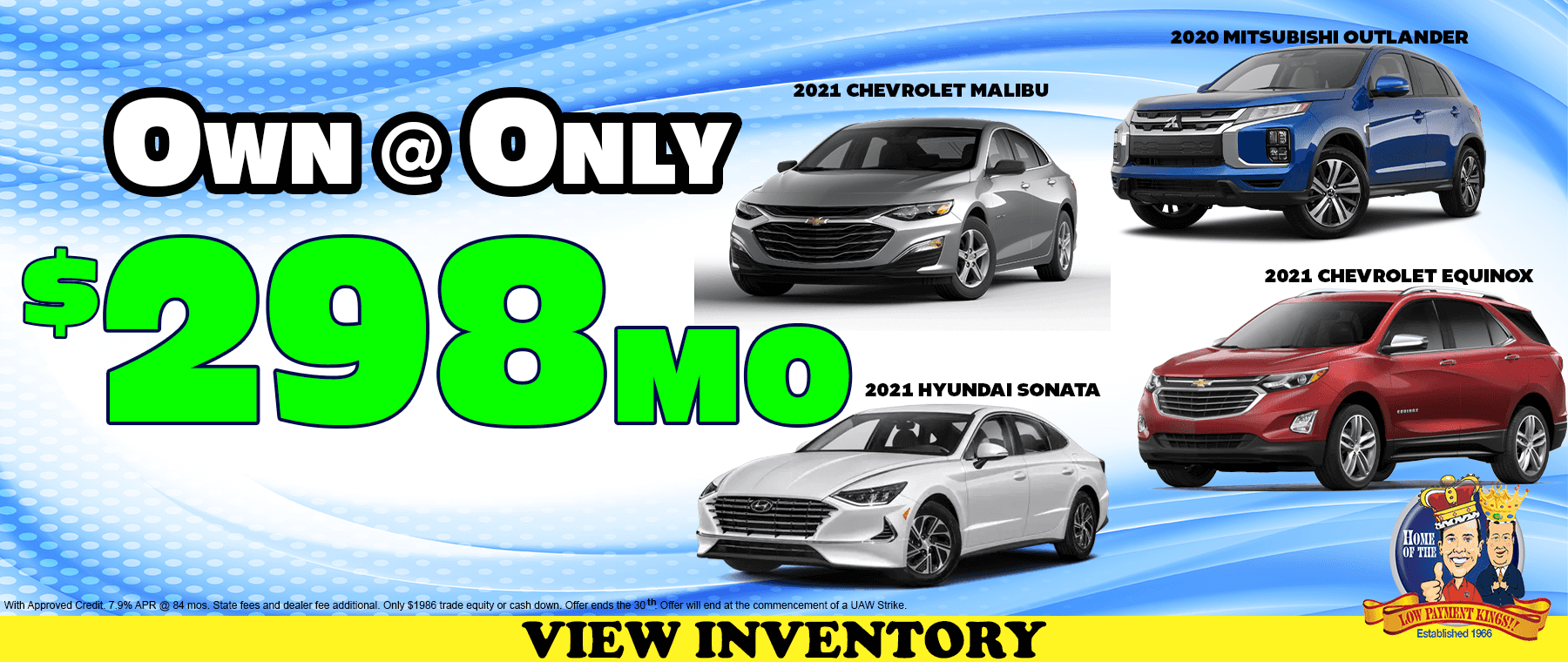 OWN @ ONLY 298mo