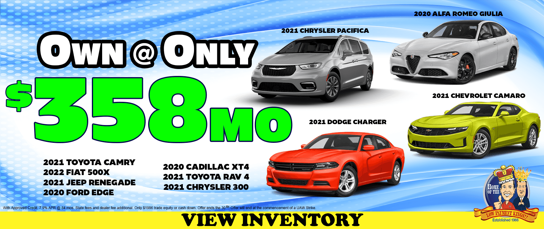 OWN @ ONLY 358mo