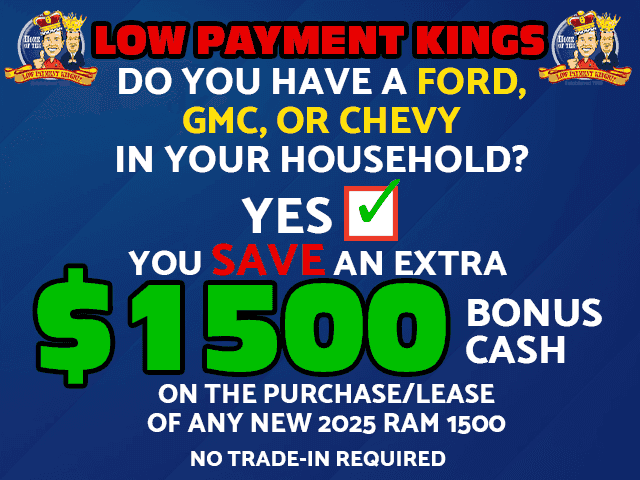 Do you have a Ford, Chevrolet or GMC in your household?