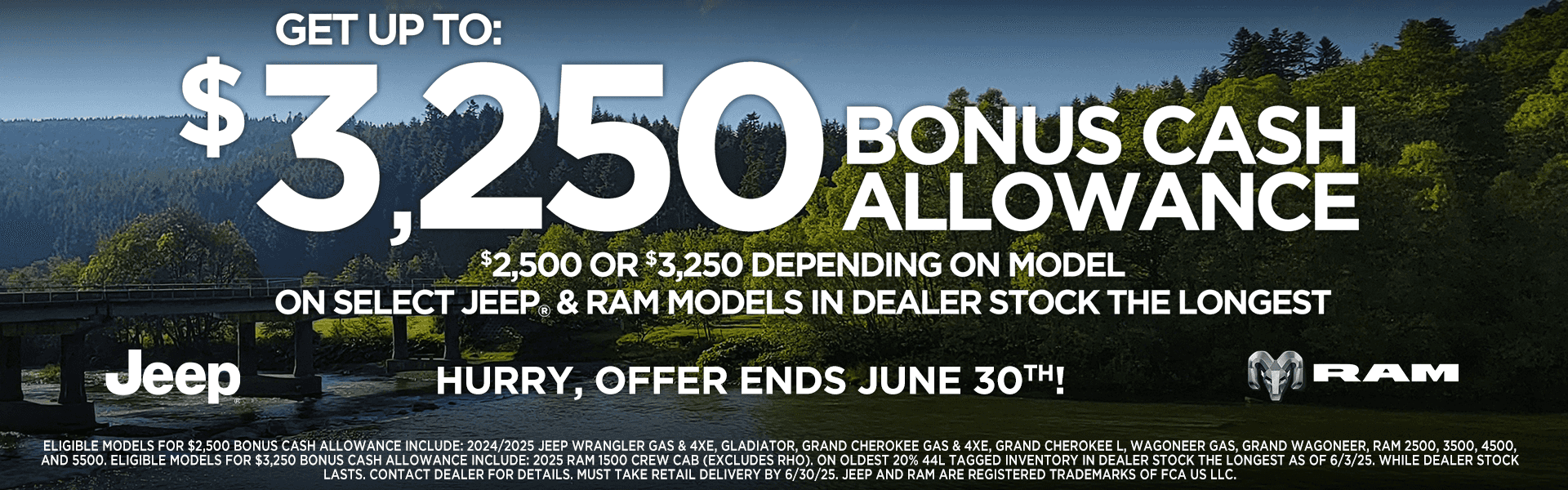 Ram Jeep Bonus Cash