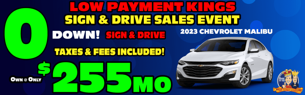 0 Down! Sign & Drive! Own @ Only $255mo