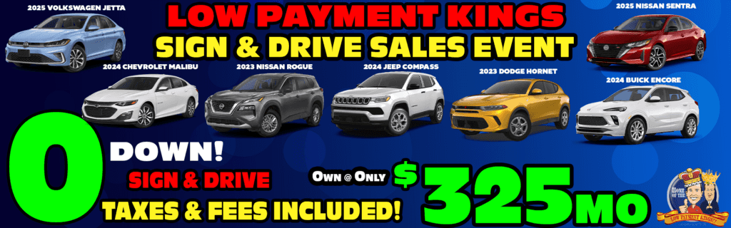 0 Down! Sign & Drive! Own @ Only $325mo