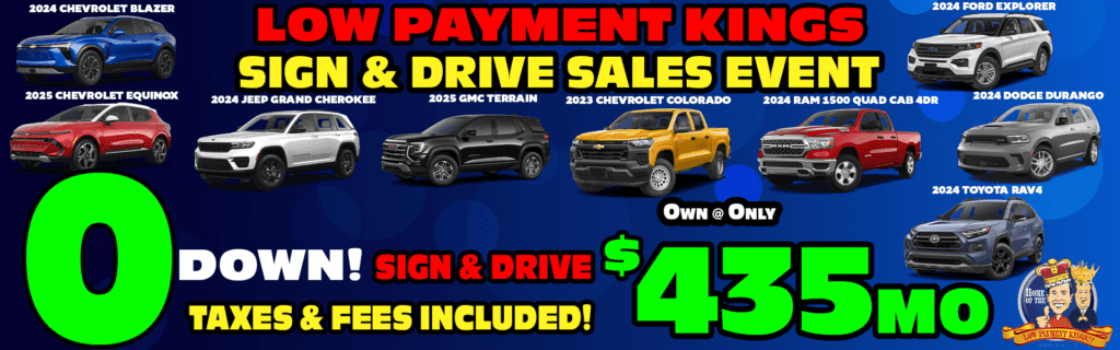 0 Down! Sign & Drive! Own @ Only $435mo
