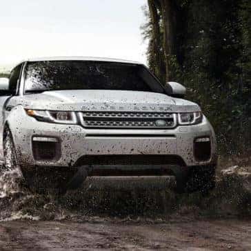2018 Land Rover Range Rover Evoque Off Roading in Mud