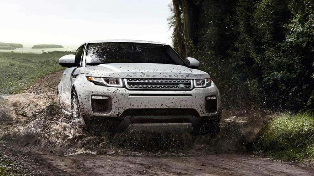 2018 Land Rover Range Rover Evoque Off Roading in Mud