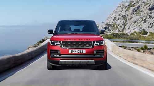 Land Rover Range Rover driving