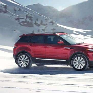 2019 Land Rover Range Rover Evoque Off-Roading in Snow
