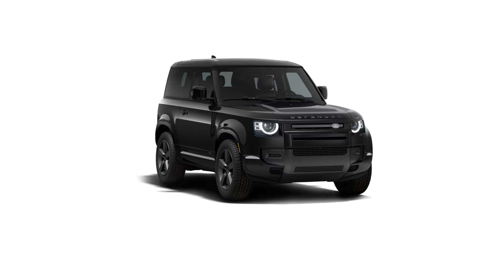 2025 defender 90 V8 in black