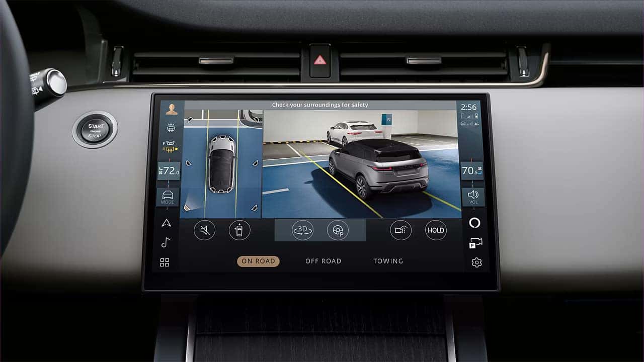 advanced tech in the 2026 range rover evoque