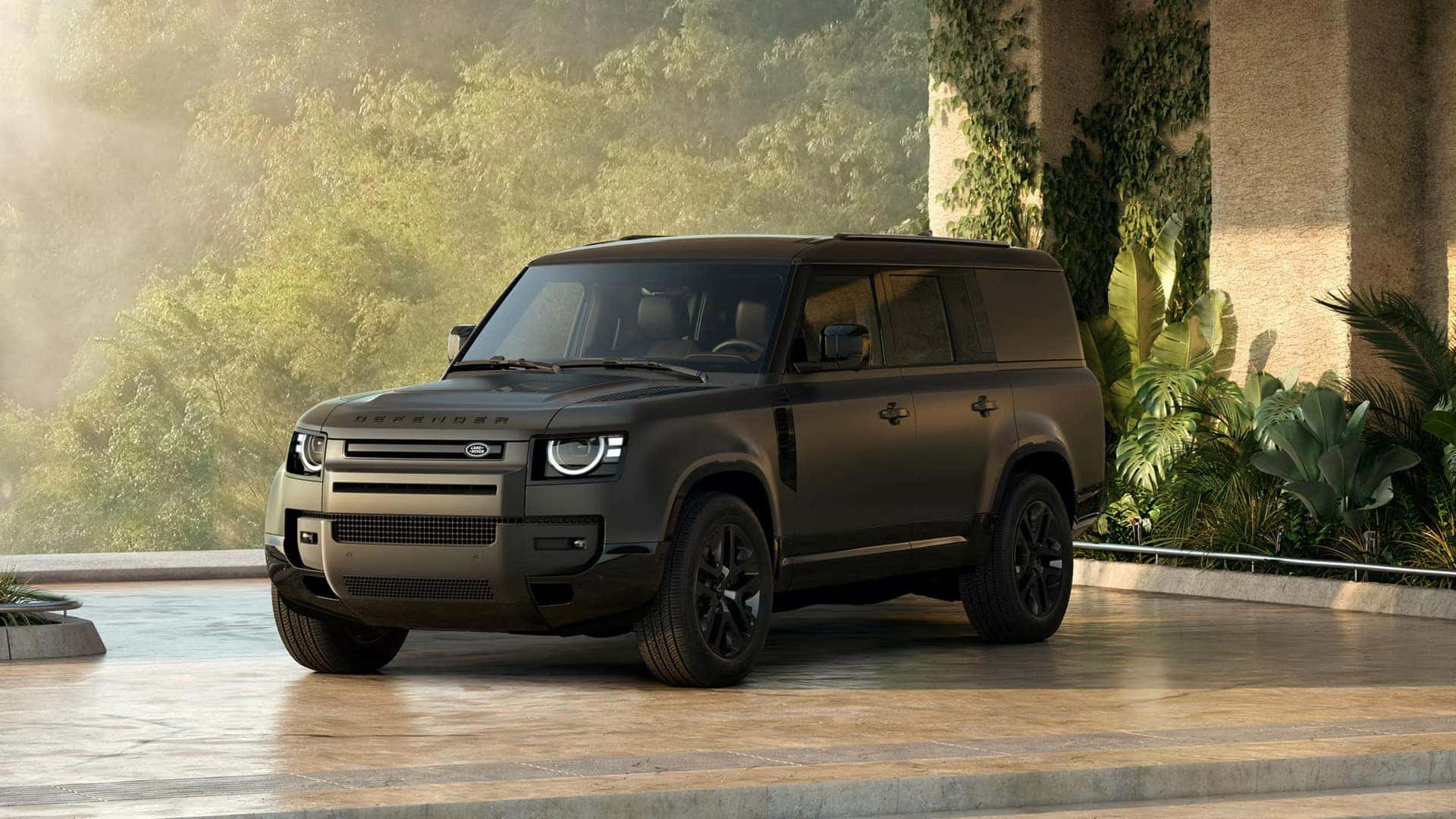 exterior view of a 2026 land rover defender 130