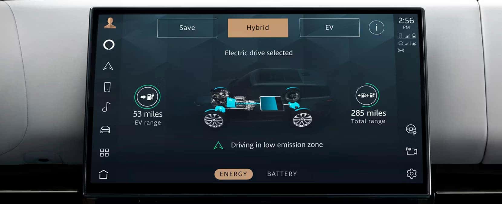 an interior view of the 2026 Discovery infotainment screen 