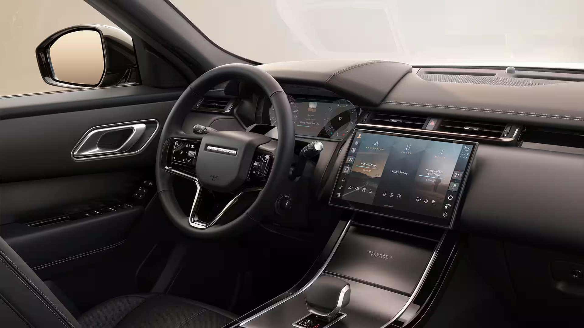 Interior of the new 2026 Range Rover Velar