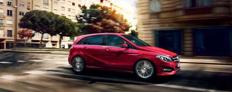 2018 Mercedes-Benz B-Class red exterior