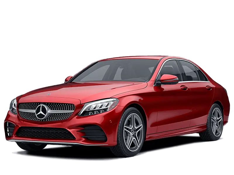 Red Mercedes as the Hero Page