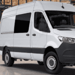 White Mercedes-Benz Sprinter
