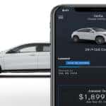 Smartphone with Mercedes Me App