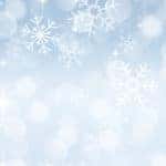 Abstract Winter Background with Snowflakes