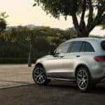 2020 Mercedes-Benz GLC parked among trees