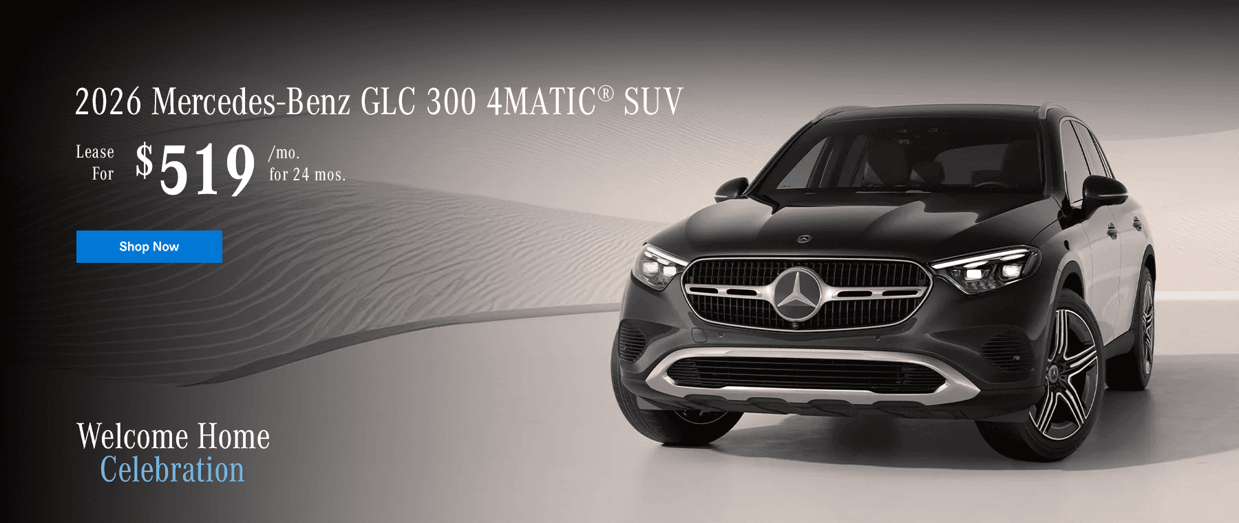 2026 GLC 300 4MATIC® SUV Subtext Lease for $519 /month for 24 months