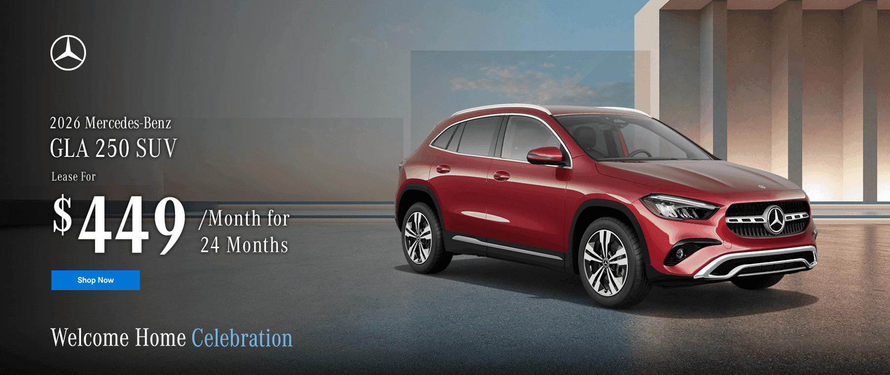 2026 GLA 250 SUV Lease For $449 /month for 24 months