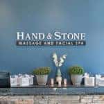 Hand and Stone Spa front counter