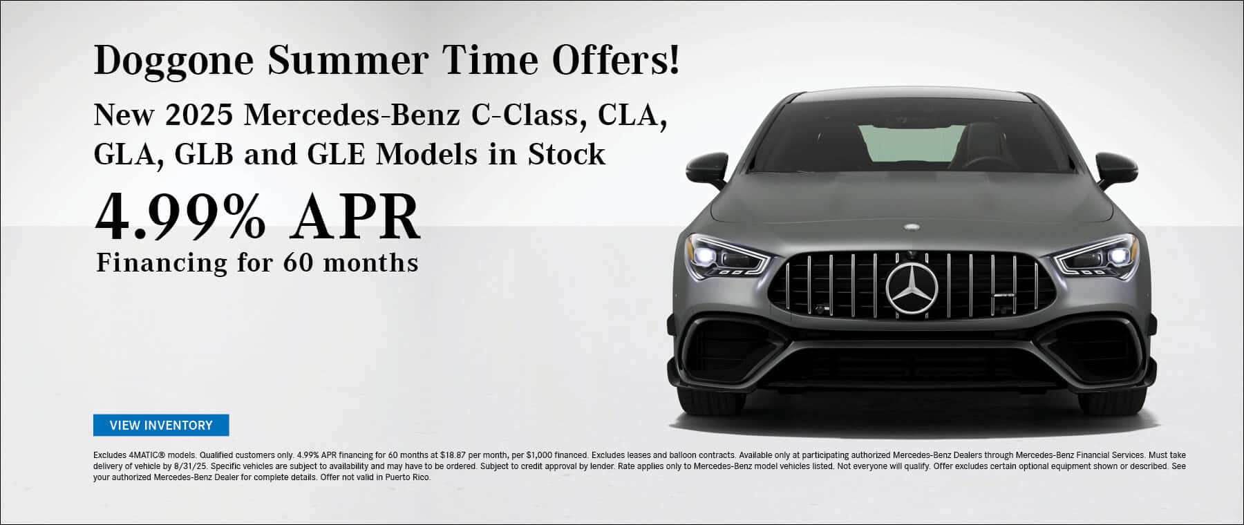 August 4.99% APR Offer