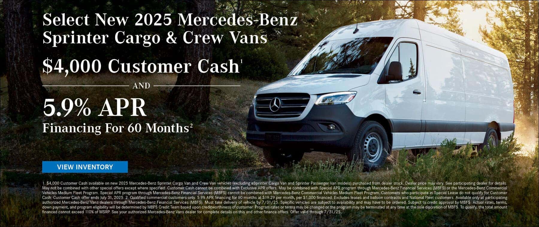 MB Sprinter/Cargo Vans July