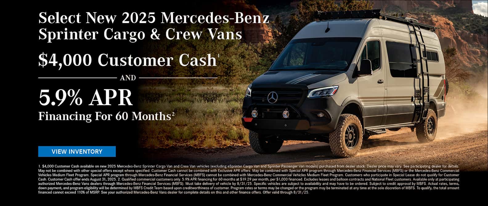 August Sprinter Offer